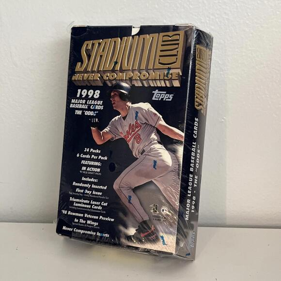 Stadium Club Never Compromise Topps 1998 MLB Cards The “Odds” - 24 Packs